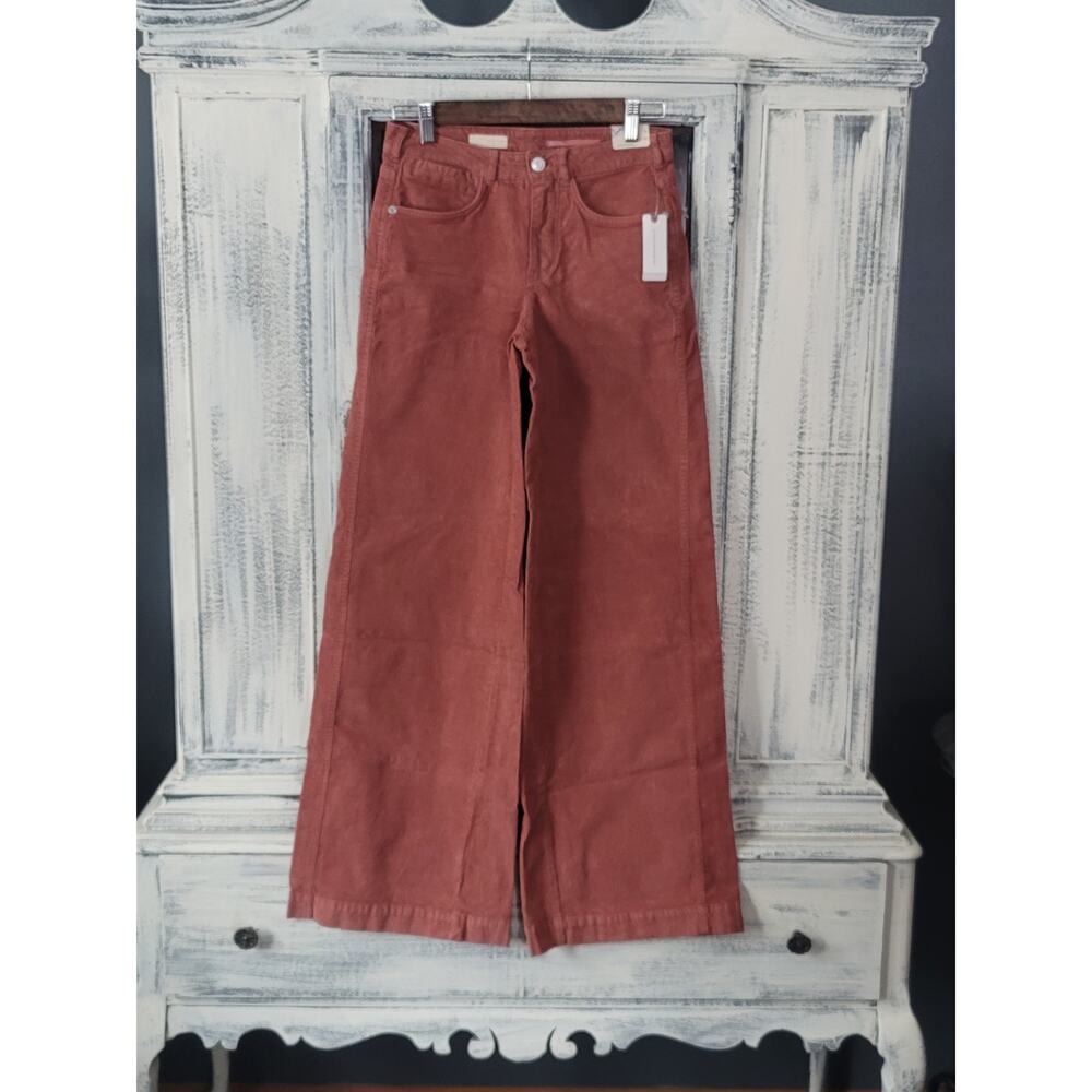 Anthropologie Gwen Wide Leg Corduroy Pants - New 32 Waist - Picture 7 of 8